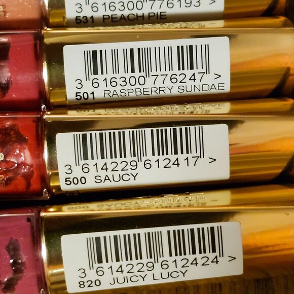 RIMMEL LONDON Oh My Gloss Plump Lot of 4 Lip Glosses BNIP - Picture 4 of 4